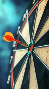 3d-rendering-arrow-hitting-target